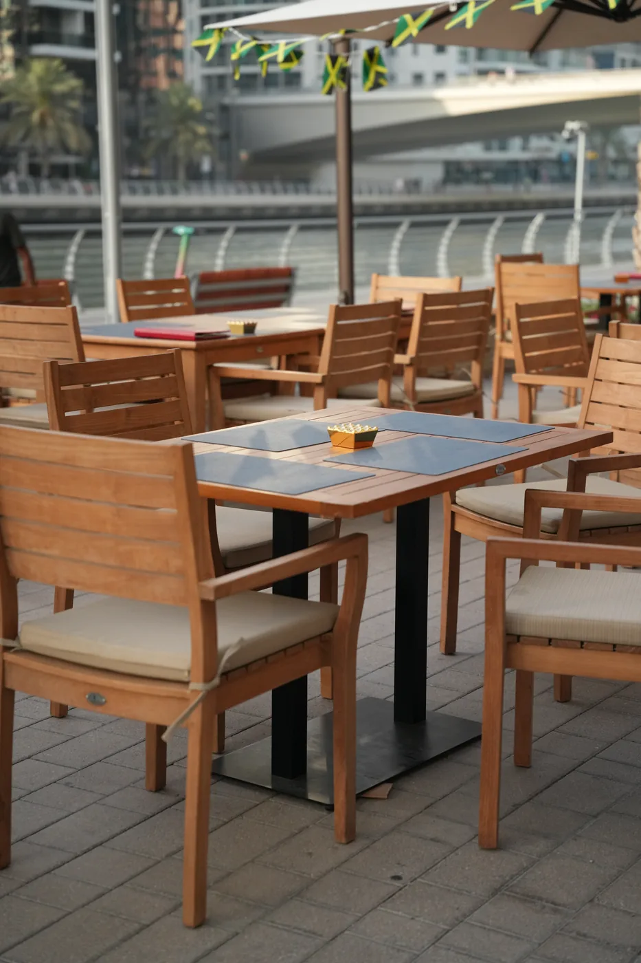 Marina Walk terrace seating